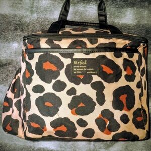 Fit + Fresh Leopard Print Lunch Bag